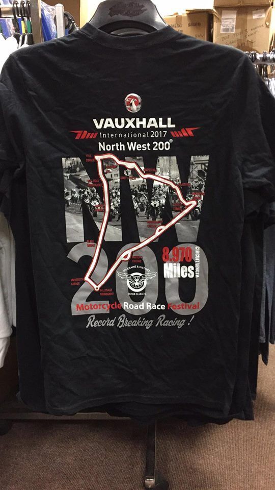 Official 2017 North West 200 Festival Printed T Shirt