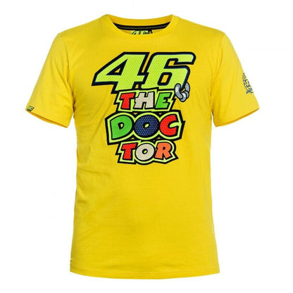 Official Valentino Rossi VR46 Yellow The Doctor T'shirt - Vrmts 204701