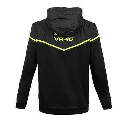 VR46 Official Valentino Rossi Black Dual Yamaha Hoodie - Ykmfl 315704