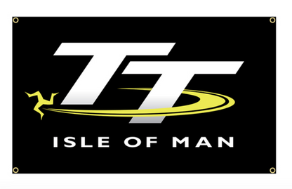 Isle Of Man Races Black Flag - Flag1