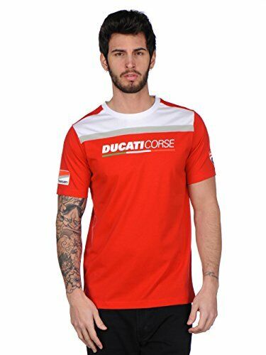 Official Ducati Corse Official Yoke Contrast T'shirt - 17 36006