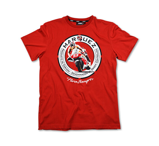 New Official Marc Marquez 93 Red T-Shirt - Mmm Ts 1010 07