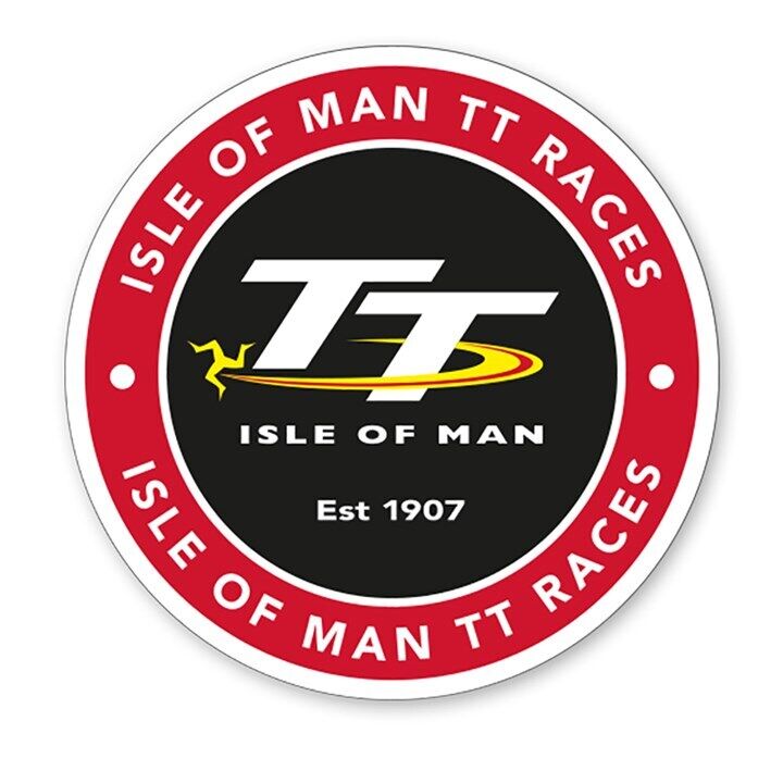 Official Isle Of Man TT Races Large Sticker