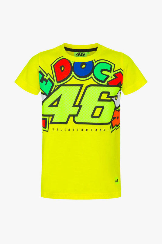 VR46 Official Valentino Rossi The Doctor Kids T'Shirt - Vrkts 431401