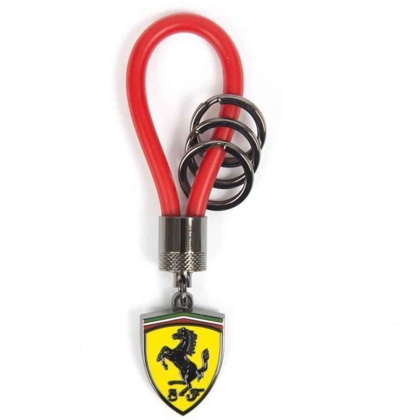 F1 Scuderia Ferrari Red Rubber Keyring - 130181046 600