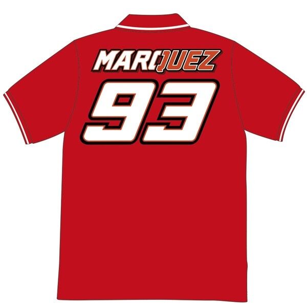 Official Marc Marquez 93 Red Kids Polo Shirt - 16 13020