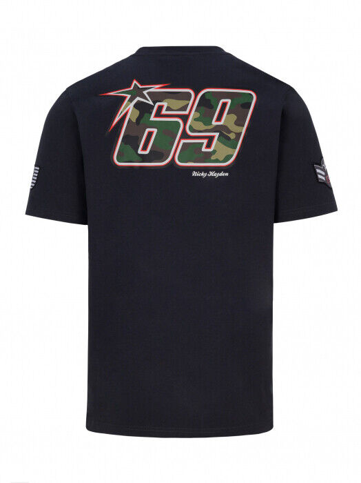 Official Nicky Hayden Camou 69 T-Shirt - 20 34004