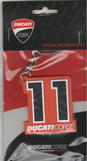 New Official Ben Spies 11 Ducati Keyring