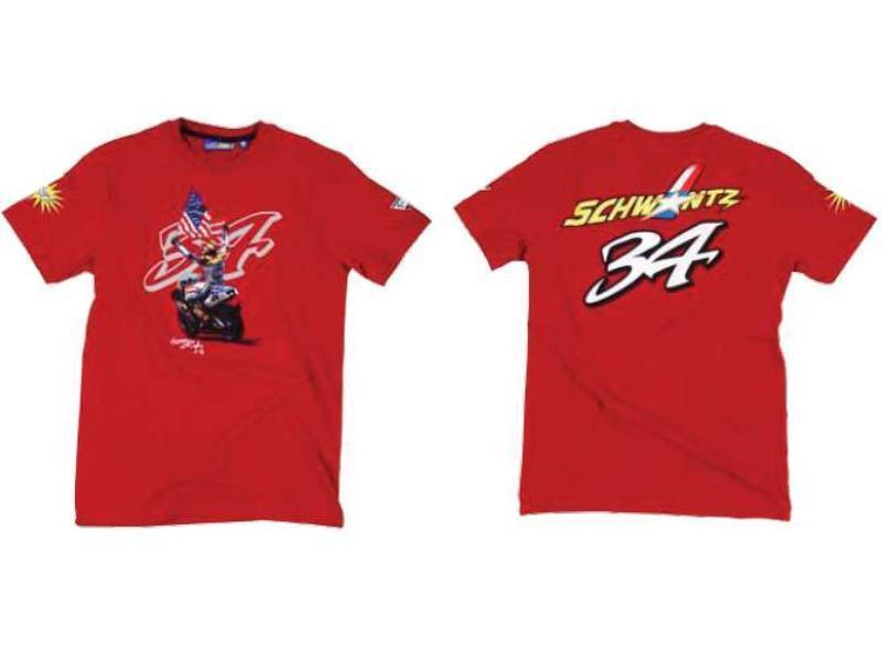 New Official Kevin Schwantz Red T-Shirt - Ksmts13306