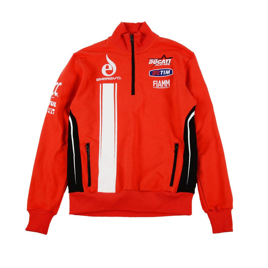 New Official Team Alstare Ducati Red Kids Zip Up Fleece