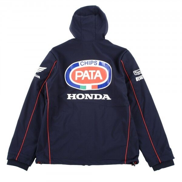 New Official Pata Honda Team Navy Softshell Coat