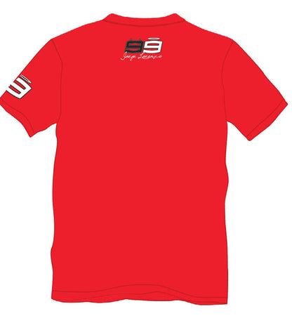 Official Jorge Lorenzo Land 99 T-Shirt Red - 13 31204