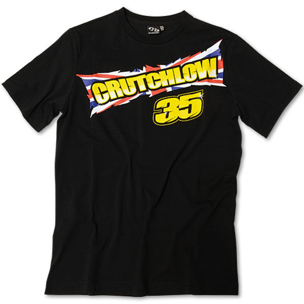 New Official Cal Crutchlow 35 Black Tshirt - Ccmts 824 04