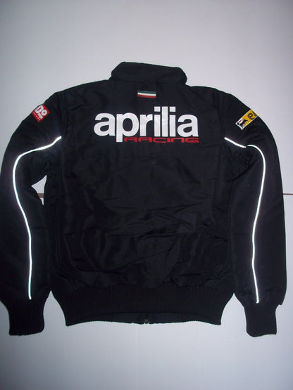 Official Aprilia Team Black Puffy Coat