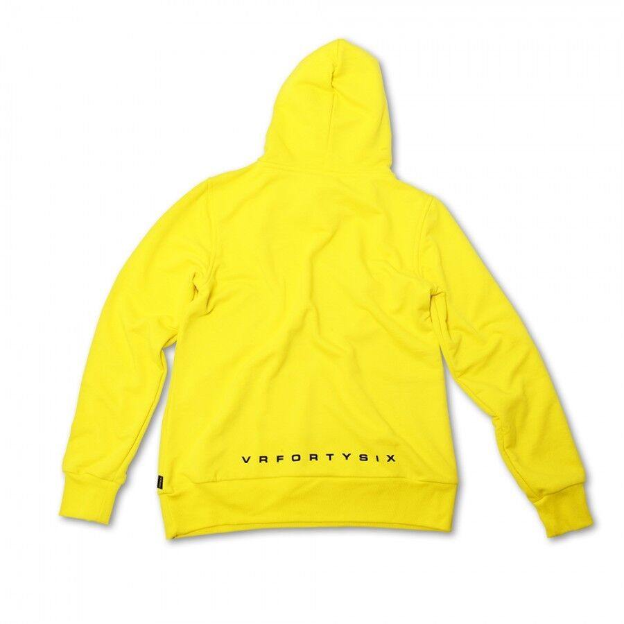 New Official Valentino Rossi VR46 Woman'S Yellow Hoodie Vrwfl 539 01